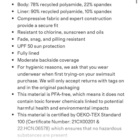 QUINCE ITALIAN HIGH WAISTED BIKINI BOTTOM SIZE XS - Picture 6 of 10